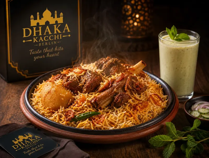 Kacchi and Borhani — Dhaka Kacchi Berlin